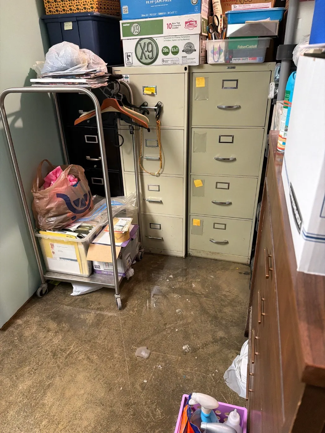 After-hours dry-out at Maple Knoll commercial property