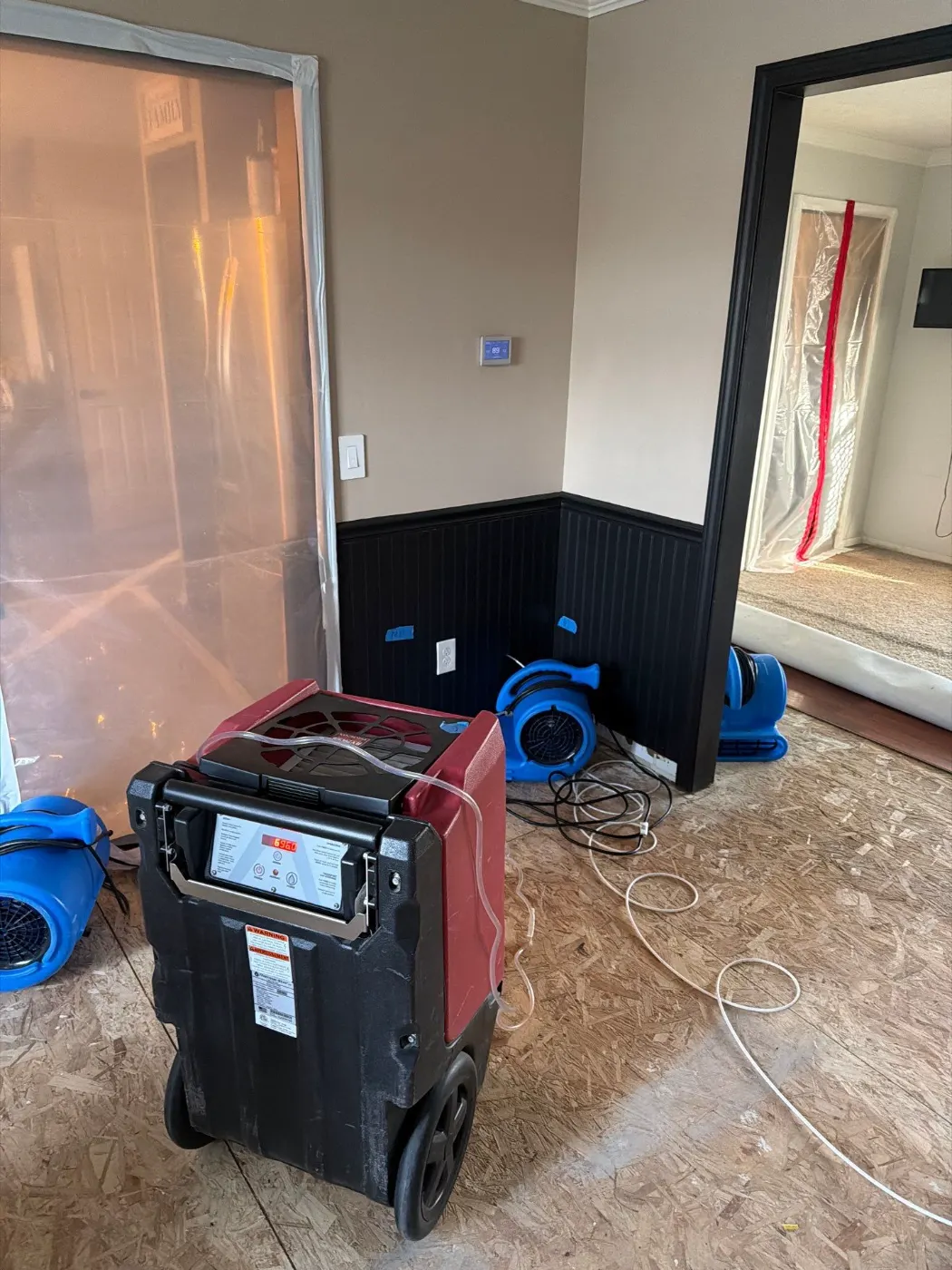 Drying setup with extraction equipment in Hamilton County, IN